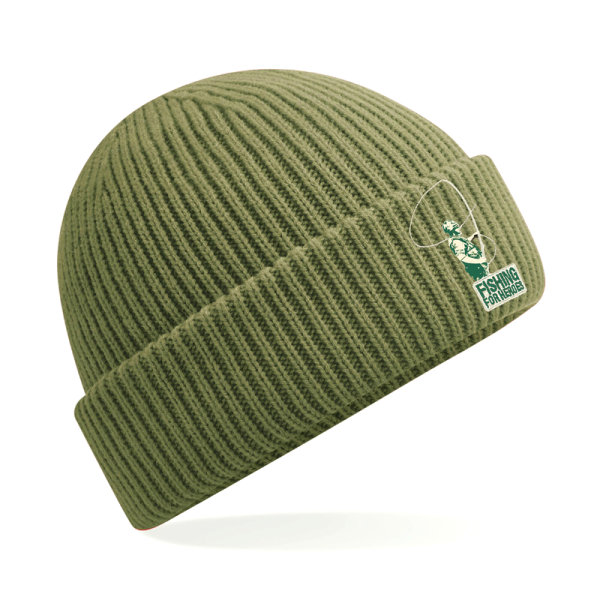 Olive Green Beanie from Fishing For Heroes