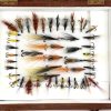 A Beautifully Presented Box (wooden) Of 95 Unused Salmon Flies. - Image 2