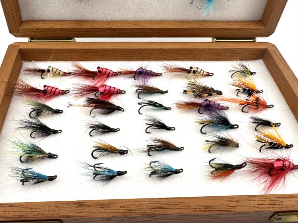 Richard Wheatley Box of 41 Salmon and Sea Trout Flies - Image 4